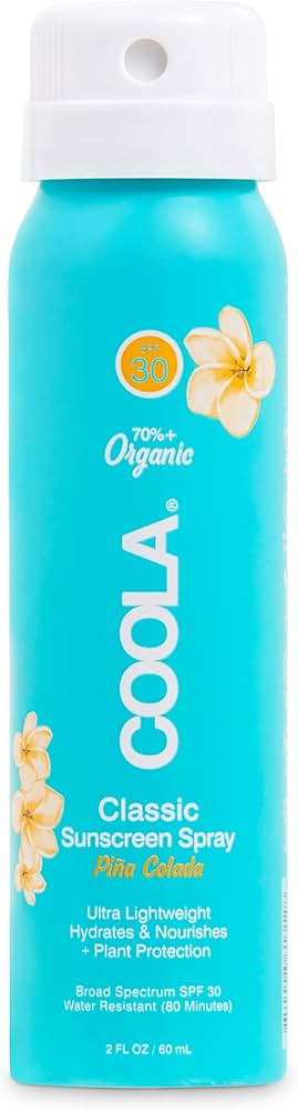 COOLA Organic Sunscreen SPF 30 Sunblock Spray, Dermatologist Tested Skin Care for Daily Protectio... | Amazon (US)