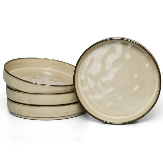 Vesteel Pasta Bowls Set of 4, 30oz Stoneware Salad Bowl, Large Dinner Bowls for Eating Serving So... | Walmart (US)