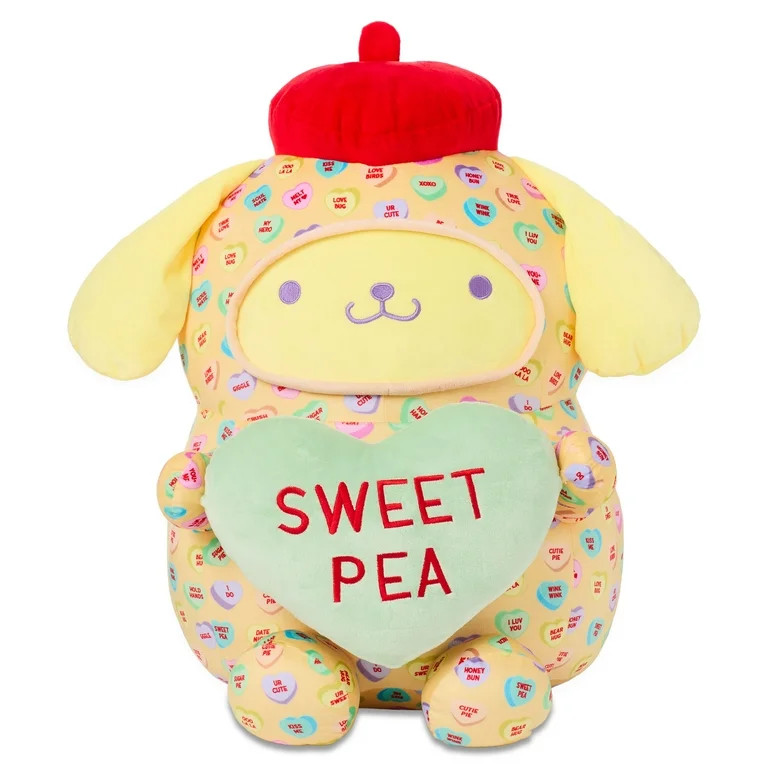Extra Large 18" Sanrio Pompompurin™ Plush in Sweethearts Candy Onesie | Walmart (US)