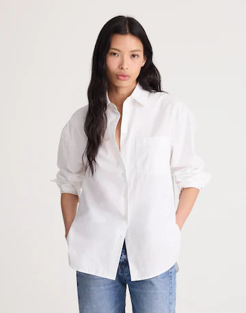 The Easy Shirt in Poplin | Madewell