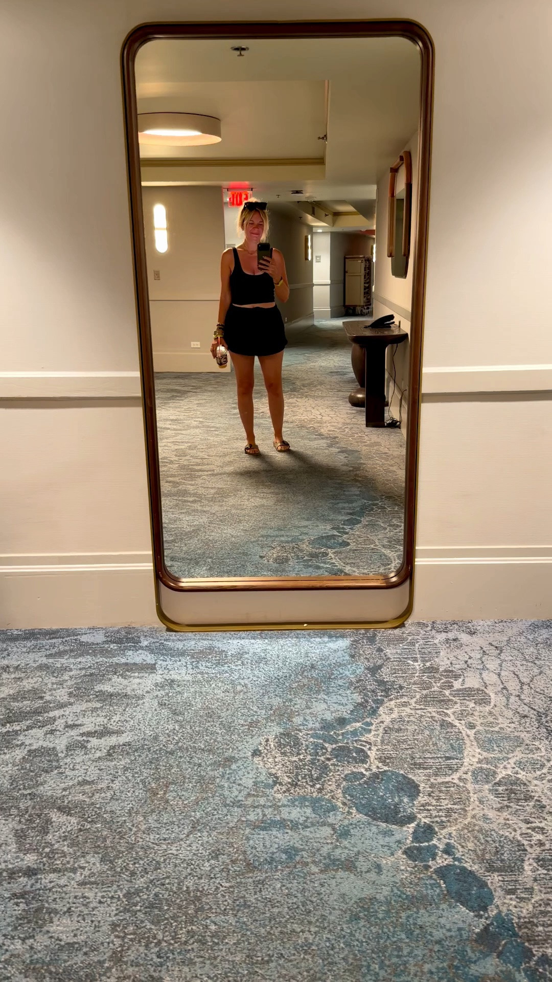 Everyone loves a cute vacation outfit, but a simple black set is the real secret weapon for looking put together with zero effort 👇

Here’s why this was my most worn look in Hawaii:

🖤 It requires zero thought. No coordinating, no second guessing, no “does this go together” — a matching set in black is a complete outfit the second you put it on. Decision fatigue on vacation is real and this eliminates it entirely.

🖤 It goes everywhere. Coffee run, pool deck, quick errand, casual lunch — a black tank and shorts set is appropriate for all of it without changing. One outfit, multiple stops, no overthinking.

🖤 It packs flat and takes up almost no space. When you’re trying to pack light, a matching set is your best friend. Lightweight, wrinkle resistant, and it takes up a fraction of the space of a dress or jeans.

The most worn outfit of my entire Hawaii trip ✨ Black tank + black shorts + Birkenstocks. Simple, comfortable, and on repeat all week. Everything linked below! 👇

#LTKootd #LTKOver40 #LTKTravel