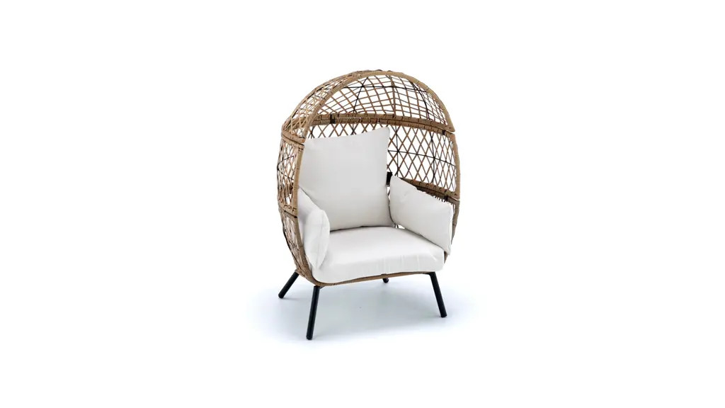 Better Homes & Gardens Ventura Boho Silla Infantil Fija de Mimbre para Exterior Tipo Huevo, Color... | Walmart (US)