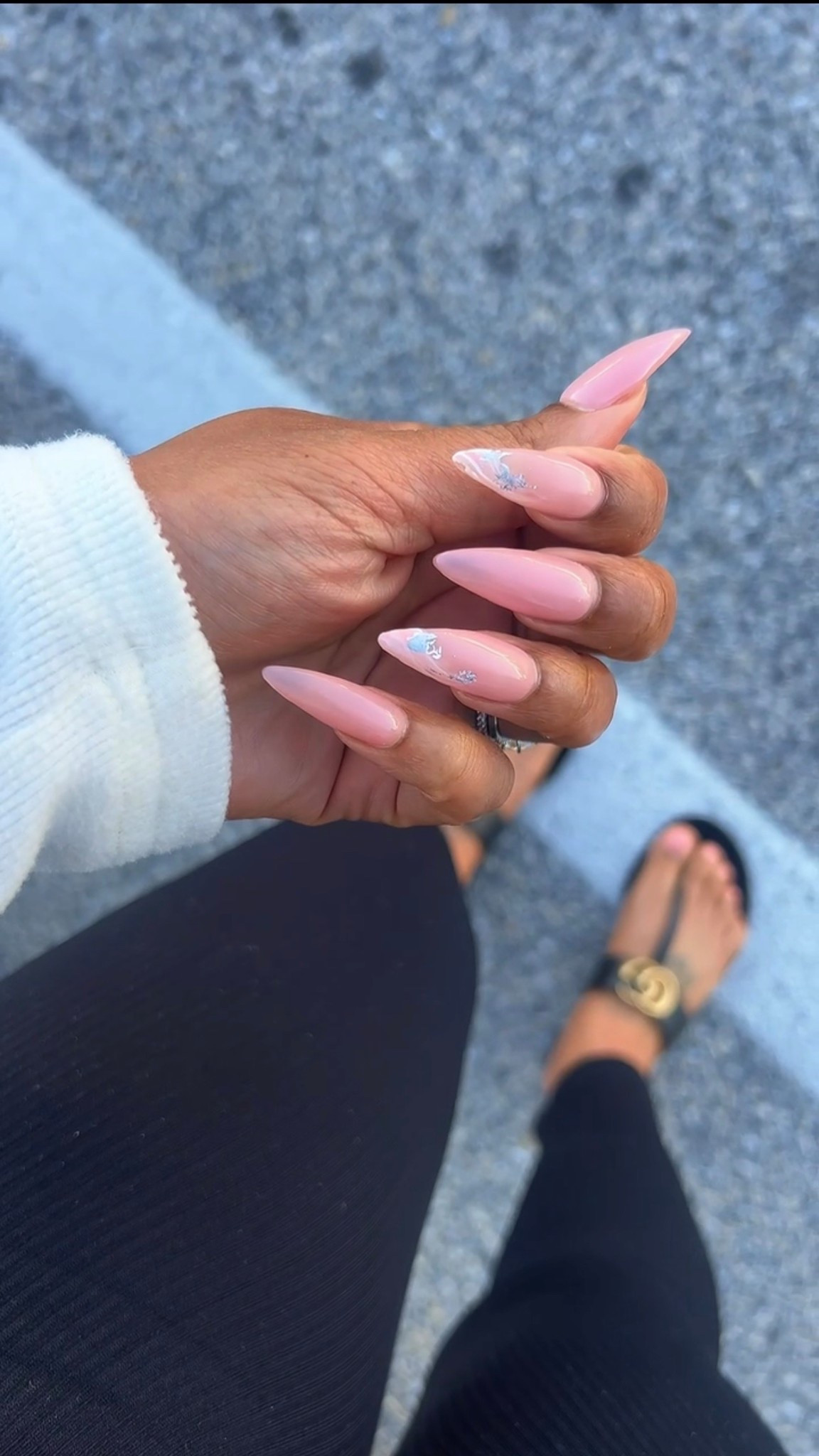 Fresh nails. 
DND color Needed that 2467 
Neutral nails. Mani pedi season. Sandal season. Flip flops. Nail design. Almond nails. Neutral nails 

#LTKU #LTKBeauty #LTKselfcare