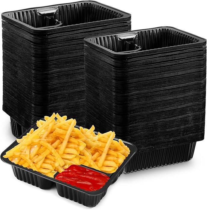 200 Pcs Nacho Trays 6x5 Inch Disposable Plastic Nacho Cheese Trays 12 oz Nacho Containers for Mov... | Amazon (US)