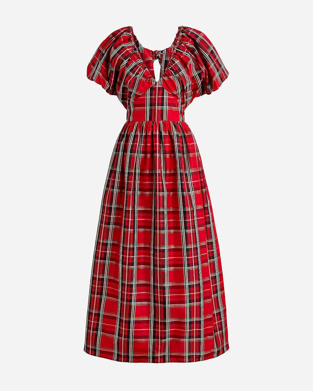 Collection Cecily dress in tartan taffeta | J. Crew US