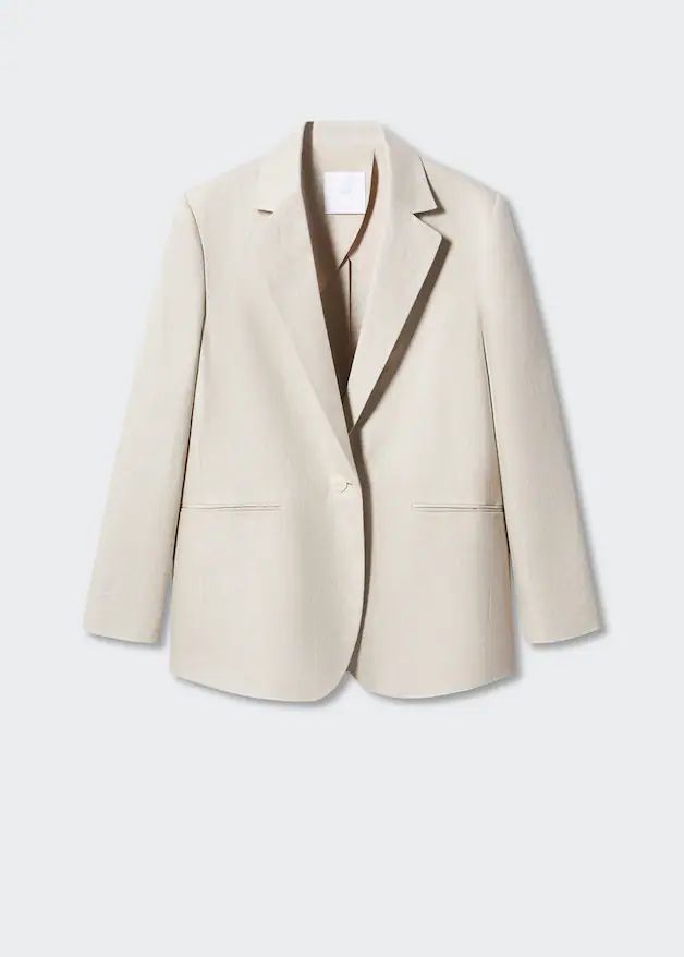 Linen blazer suit | MANGO (US)