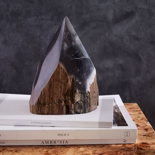 Petrified Wood Pyramid | West Elm (US)