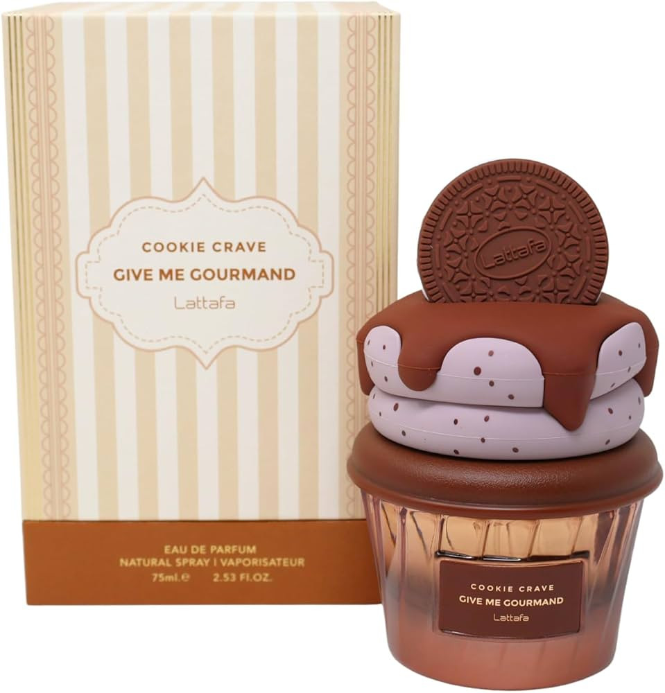 Lattafa Cookie Crave Eau de Parfum, Give me Gourmand Collection, 75ml Spray, Sweet Vanilla Cookie... | Amazon (US)