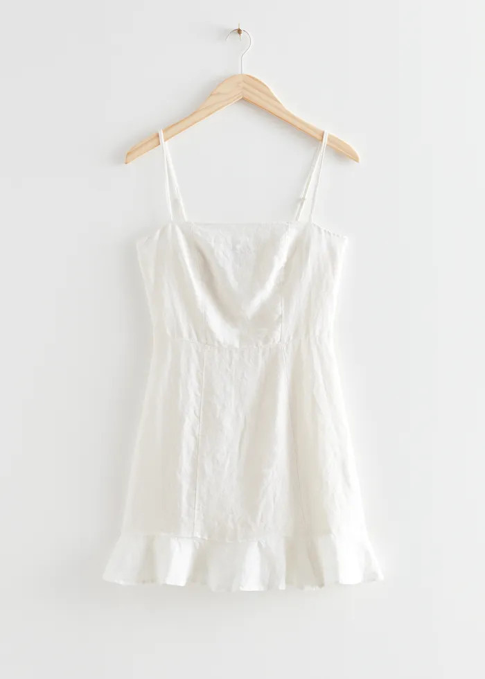 Ruffled Strappy Mini Dress | & Other Stories US