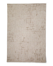 6x9 Hand Loomed Wool And Silk Blend Rug | Marshalls