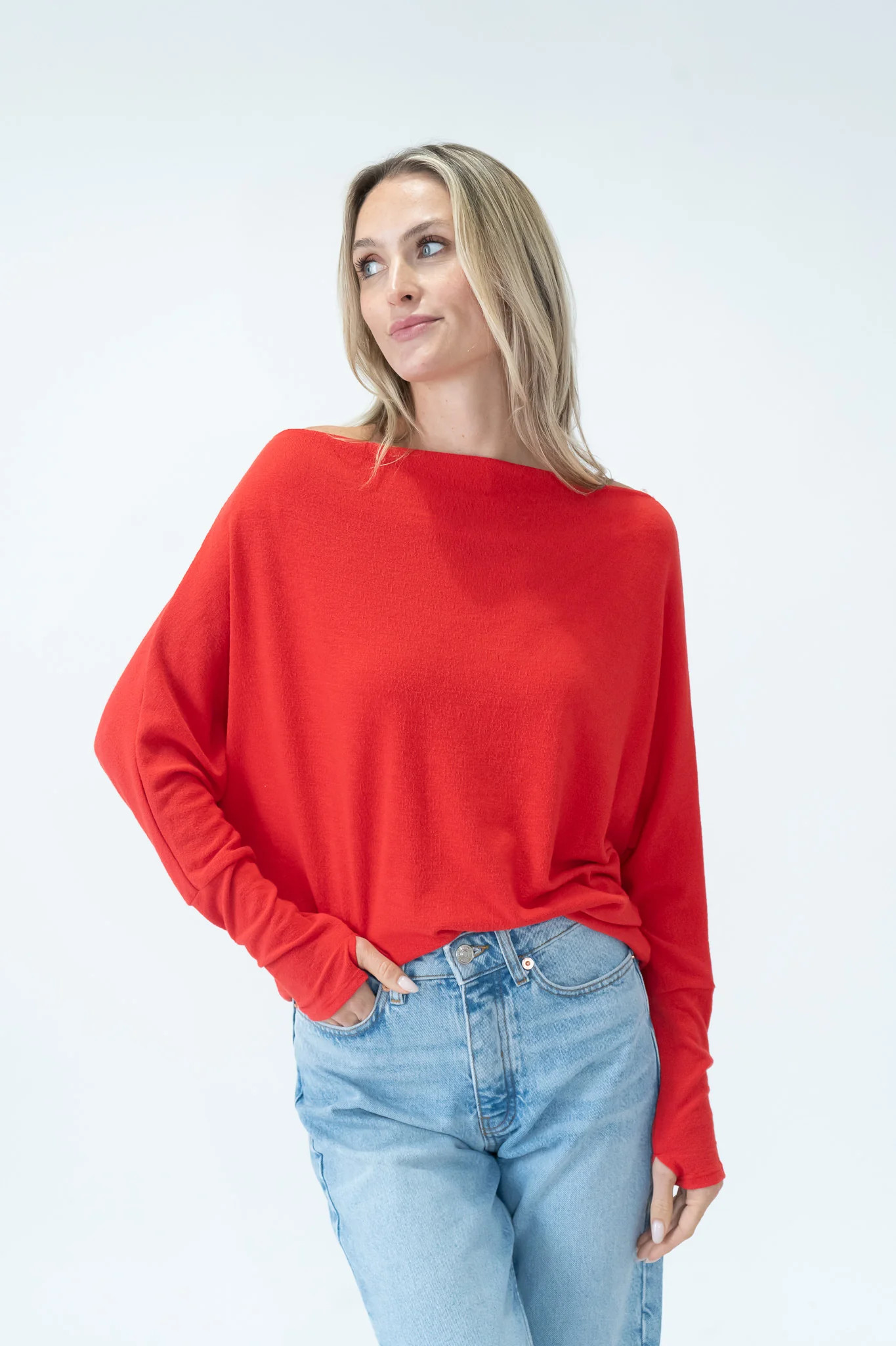 the anywhere top [red] | Six Fifty Clothing
