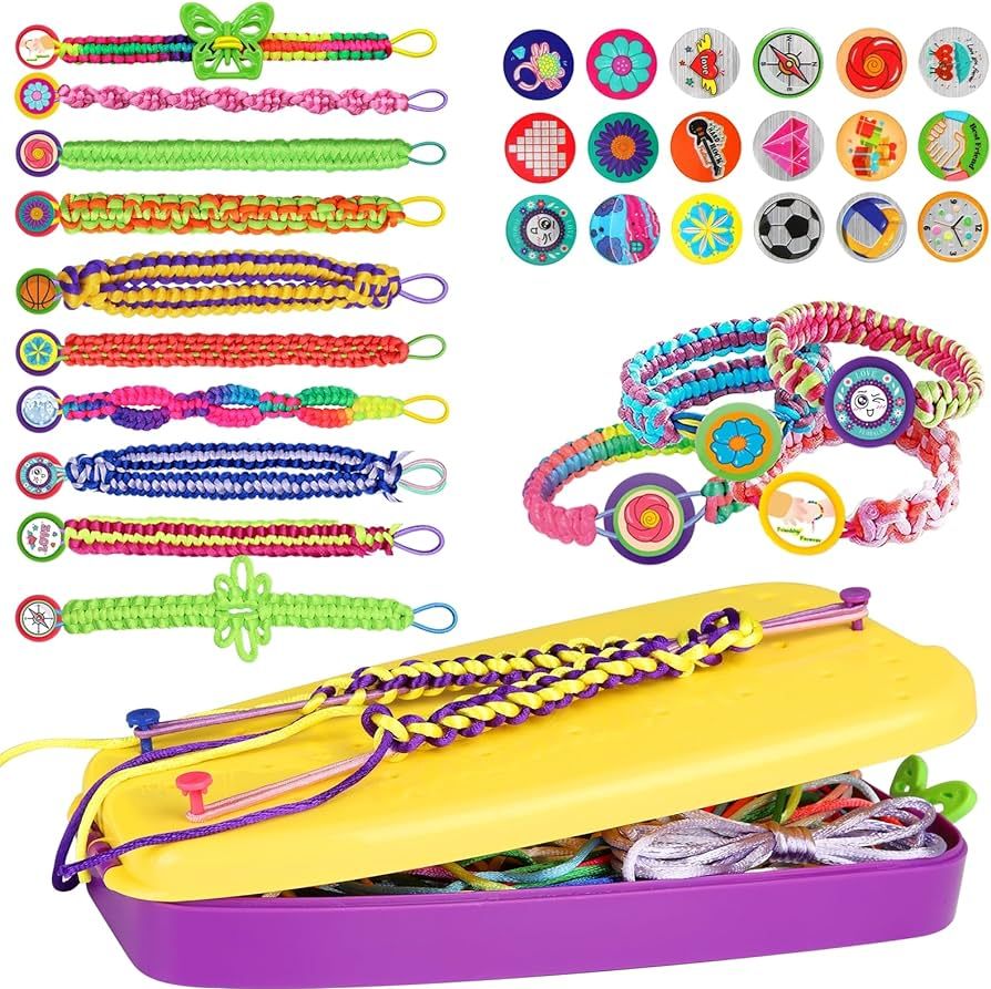 Friendship Bracelet Making Kit Toys, Ages 7 8 9 10 11 12 Year Old Girls Gifts Ideas, Birthday Pre... | Amazon (US)