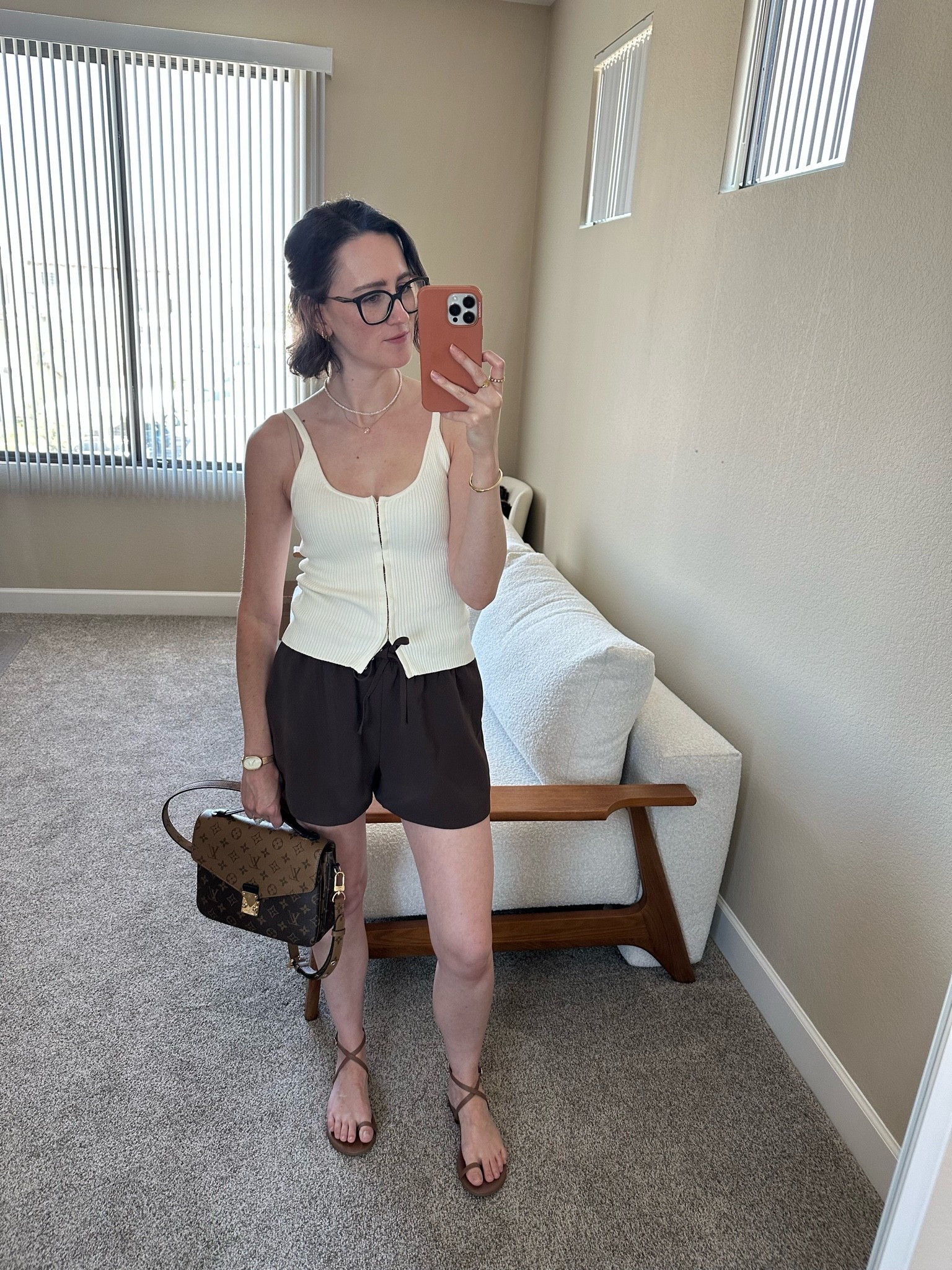 that’s that me espresso ☕️🤎 just got these shorts in the mail from aritzia and I immediately need them in every color! So comfy & perfect for an effortless elevated summer outfit. Wearing a small. Top is old reformation but linking similar vibes

#LTKdayinmylife #LTKgrwm #LTKootd
