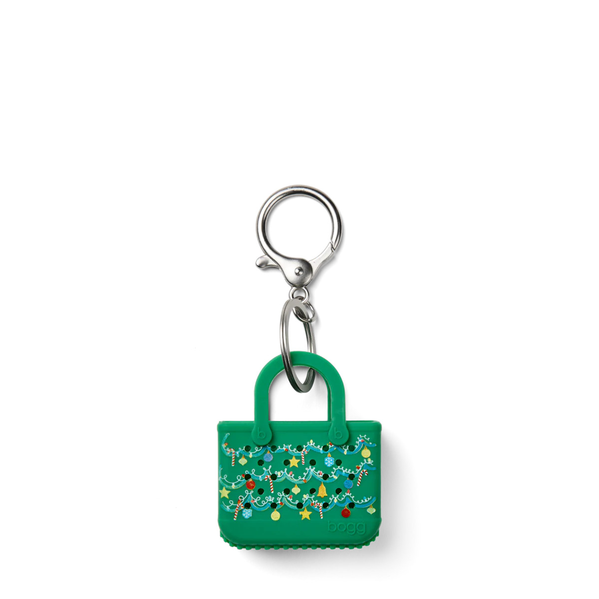 Tiny Tote Keychain - Tinsel Tree | Bogg