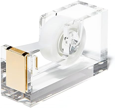 OfficeGoods Acrylic Tape Dispenser - Beautiful Modern Accessory for The Stylish Desk at Home, The... | Amazon (US)