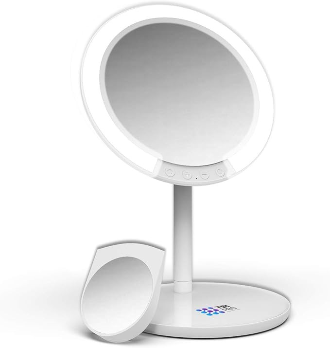 Makeup Mirror with Lights, 66 LED Lighted with Detachable 7X Magnifying Mirror, Tricolor Lighting... | Amazon (US)