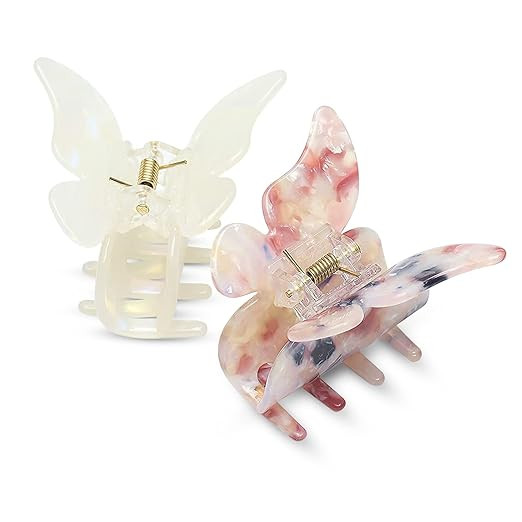Haarspangen,Mode Haarnadel Schmetterling Haarspangen rutschfeste Haarspangen Dicke Haarspangen fr... | Amazon (DE)