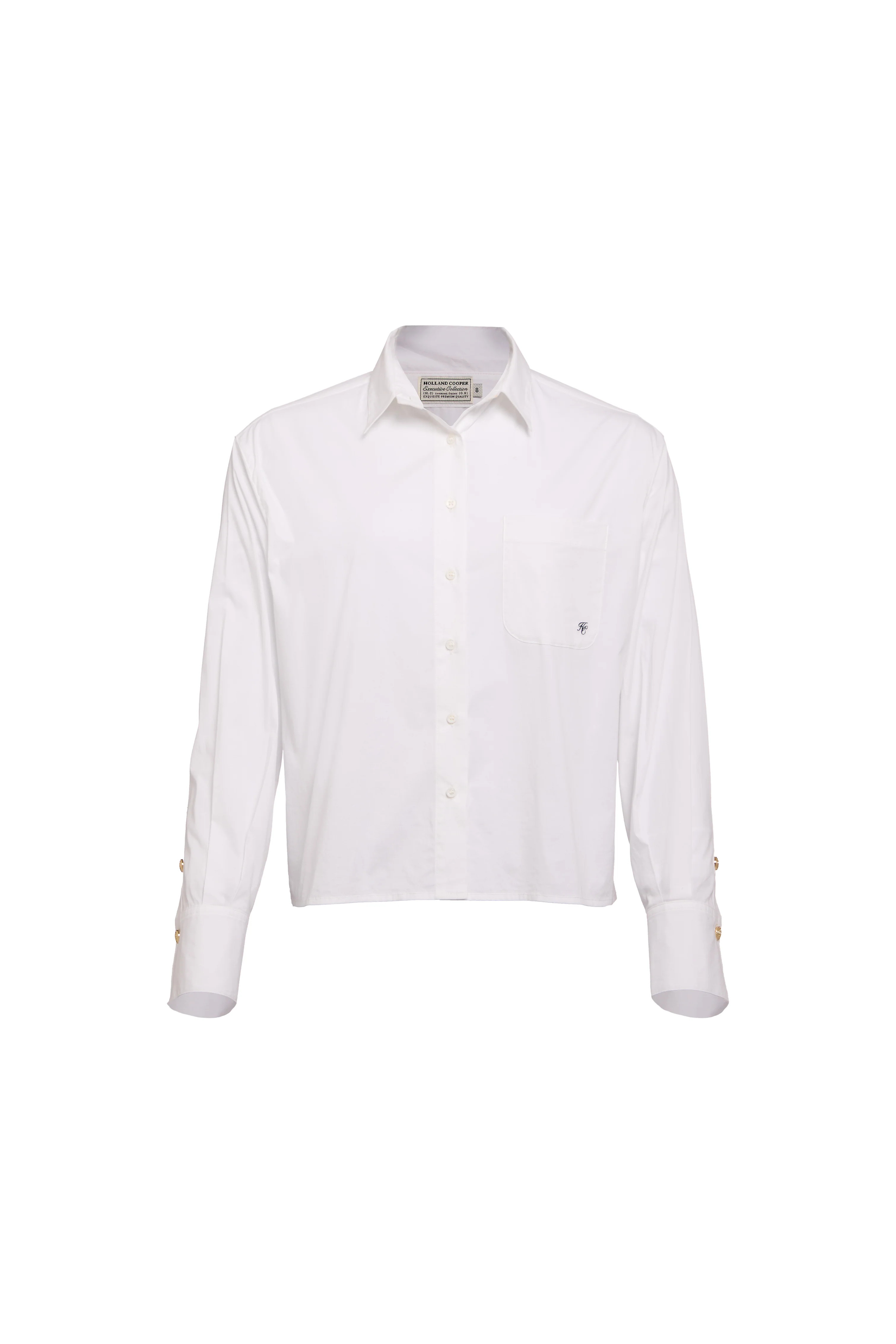 Eleanor Shirt (White) | Holland Cooper