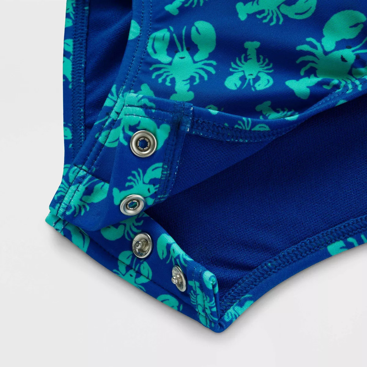 Toddler Adaptive Lobsters Long Sleeve One Piece Rash Guard Cobalt Blue - Roller Rabbit x Target 1... | Target