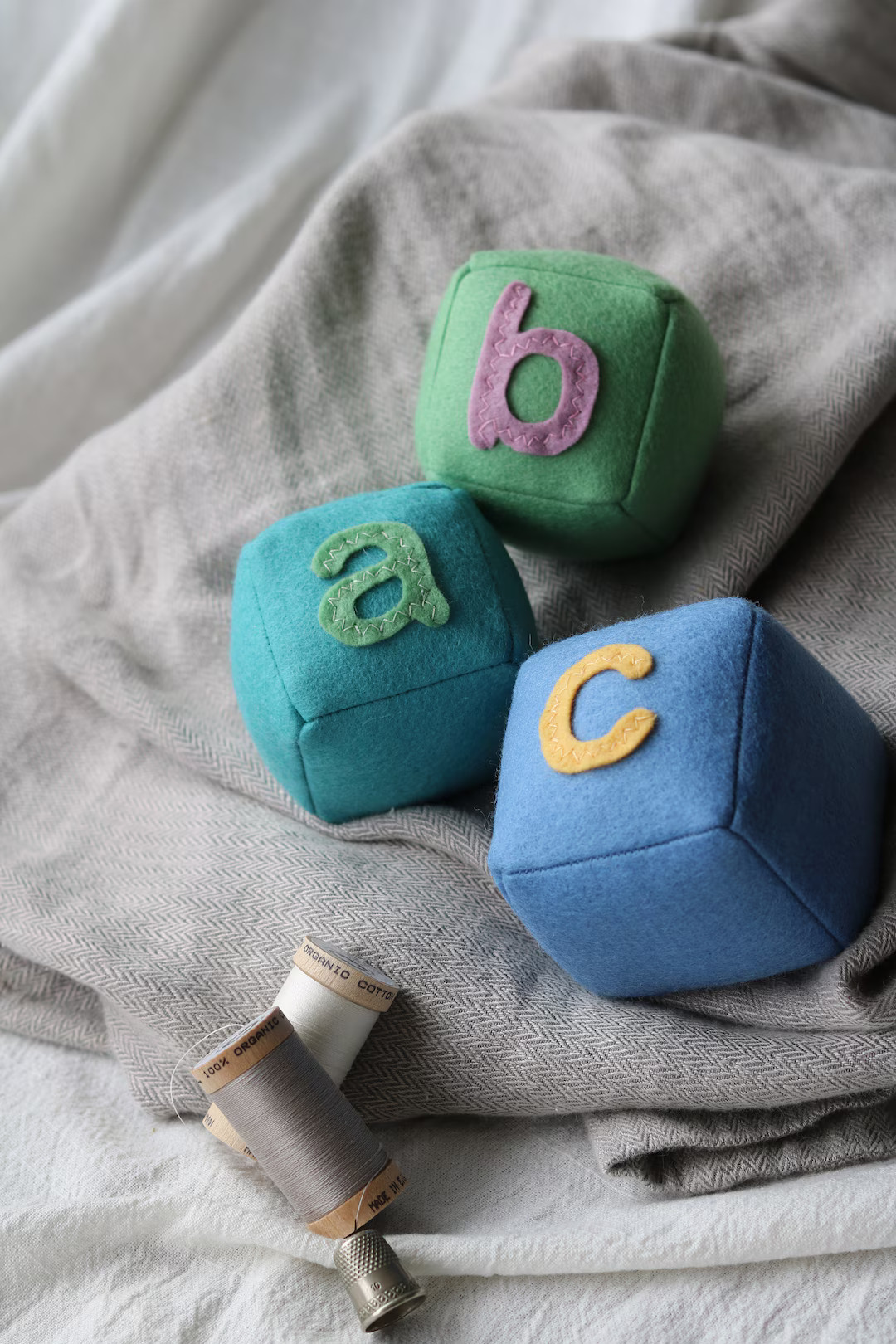Felt Alphabet Blocks: Soft Baby Toy, Custom Letter Blocks - Etsy | Etsy (US)