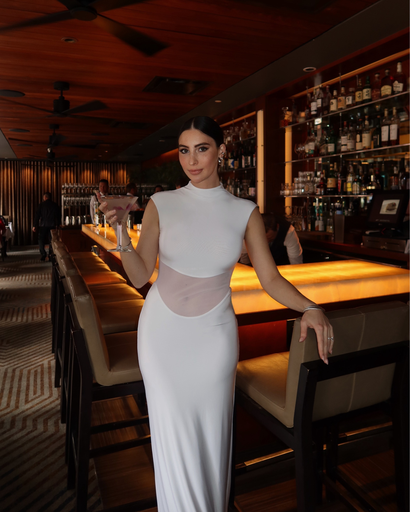 Slinky And Mesh Maxi Dress. A stunning blend of sophistication and modern design. Featuring a graceful grown-on neckline and wide shoulder shape, this bodycon dress hugs your curves and flows into a refined maxi length. Contrast hash panels at the waist cinch your figure for an hourglass silhouette, adding visual intrigue. Elevate your wardrobe with this versatile piece, where contemporary style meets timeless appeal.

#LTKFindsUnder100 #LTKStyleTip #LTKParties