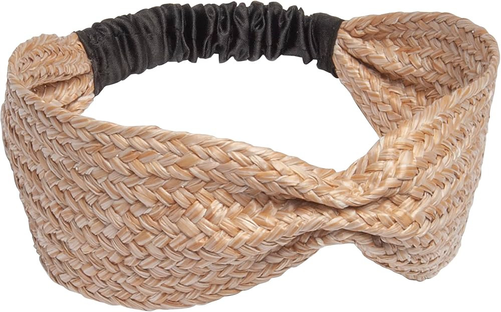 The Hair Edit Raffia Woven Headband | Amazon (US)