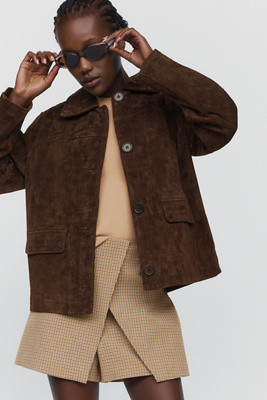 NVLT Savannah Suede Jacket | Anthropologie (US)