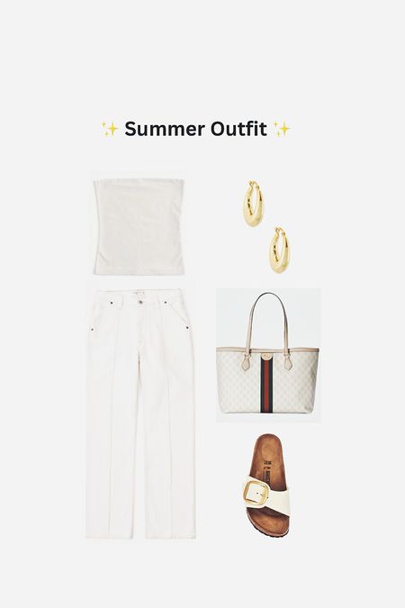 Casual Summer Outfit

Tube Tops, Neutral Outfits, Cream Jeans, Nude Tube Tops, Tops, Summer Outfit, Sandals, Bags, Tote Bags, Earrings 

#LTKItBag #LTKShoeCrush #LTKStyleTip