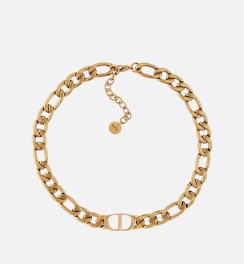 30 Montaigne Choker Antique Gold-Finish Metal | DIOR | Dior Beauty (US)