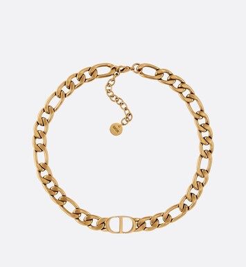 30 Montaigne Choker Antique Gold-Finish Metal | DIOR | Dior Beauty (US)