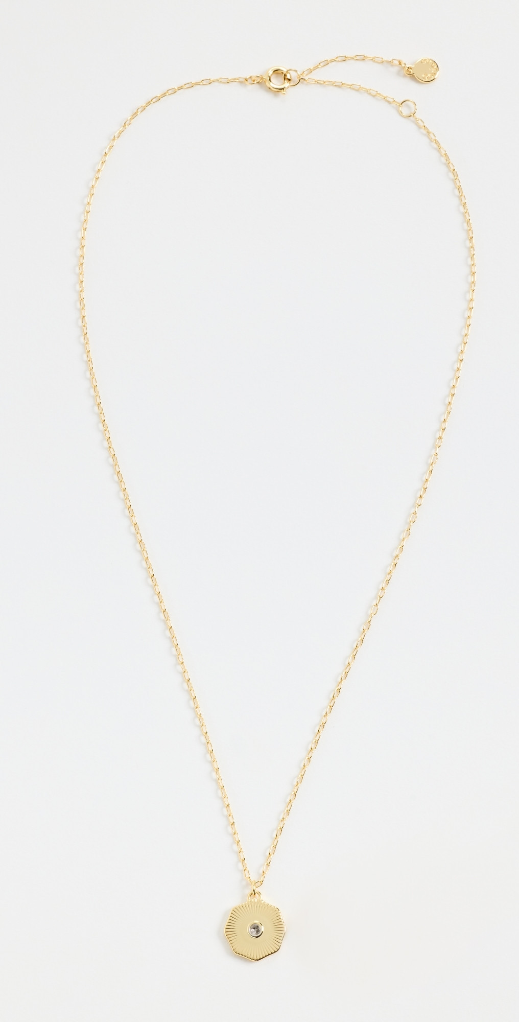 Gorjana Birthstone Coin Necklace April One Size | Shopbop