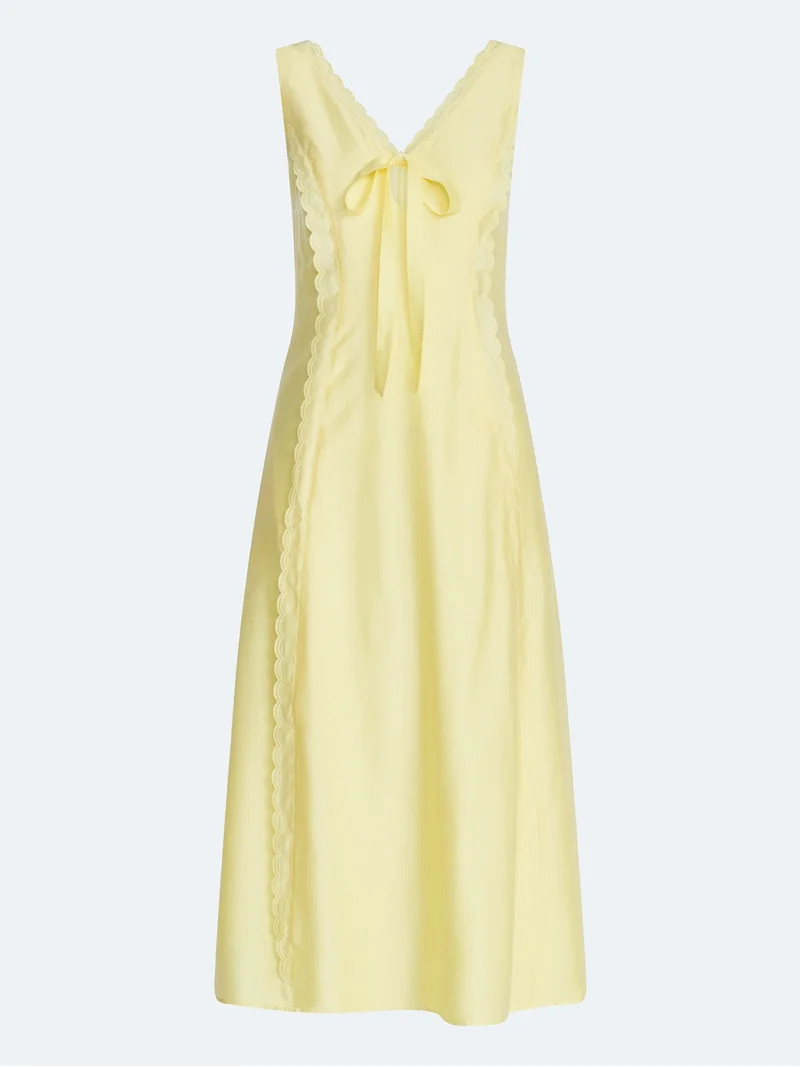 Scoop Maxi Keyhole Dress, Sizes 0-18 | Walmart (US)