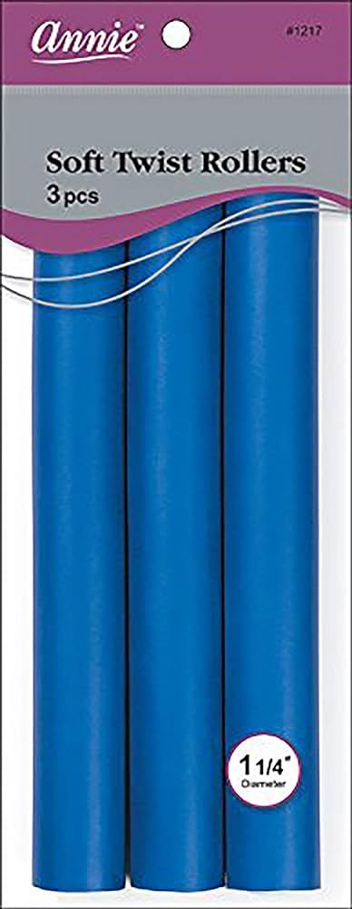 Annie Soft Twist Rollers, Blue, 3 Count | Amazon (US)