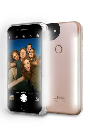 Lumee Duo Led Lighted Iphone 6/6S/7/8 & 6/6S/7/8 Plus Case - Metallic | Nordstrom