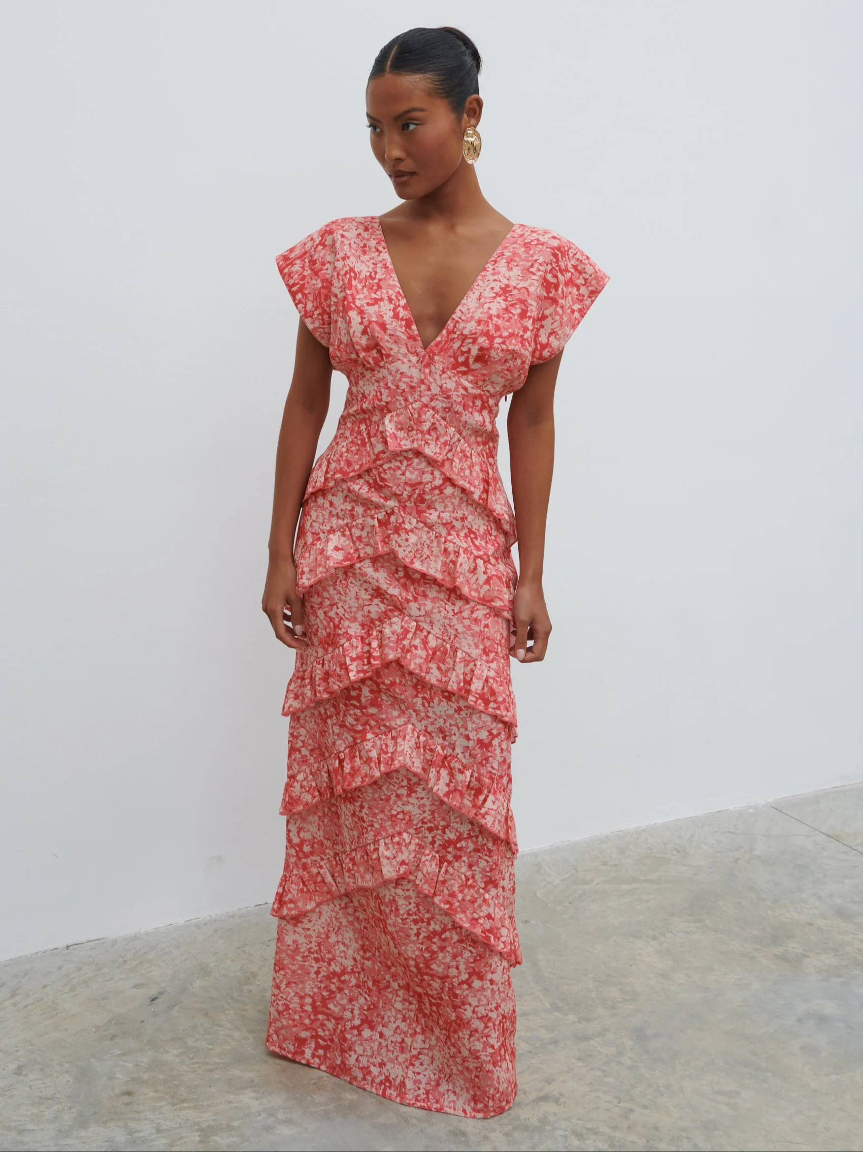 Tamsin Ruffle Dress | Pretty Lavish (UK)