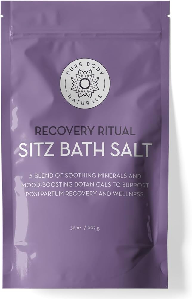 Pure Body Naturals Sitz Bath Salt – Postpartum Care and Hemorrhoid Treatment – Natural Soak f... | Amazon (US)
