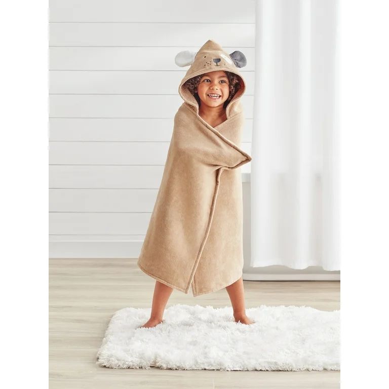 Your Zone Kids Dog Cotton Hooded Towel | Walmart (US)