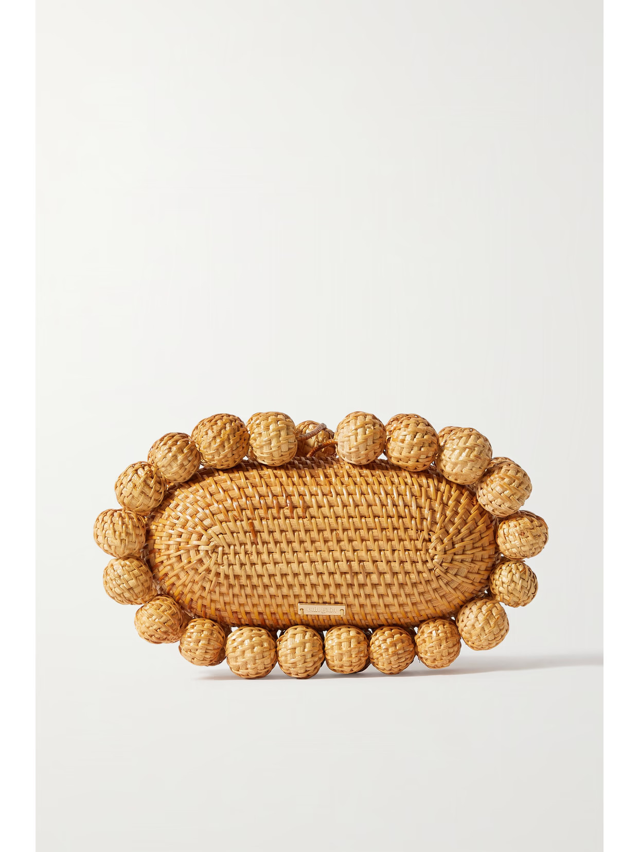 Cult Gaia - Jaya Beaded Rattan Clutch - Neutral | NET-A-PORTER (UK & EU)