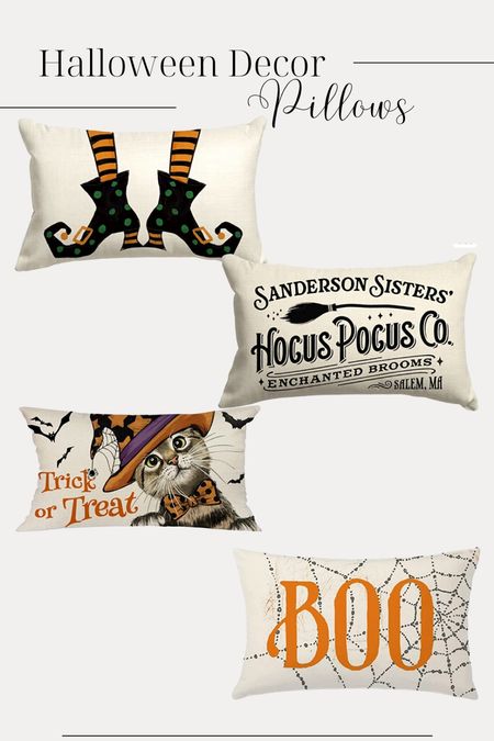 Halloween pillows | decor for the home | Halloween decor 

#LTKSeasonal #LTKHalloween #LTKhome