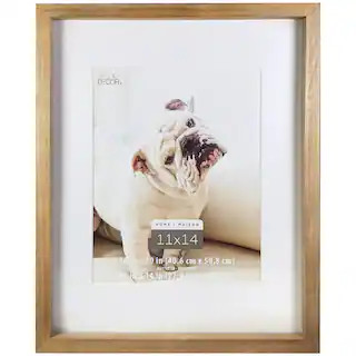 Natural Walnut Stain 11" x 14" Frame with Mat, Home by Studio Décor® | Michaels | Michaels Stores