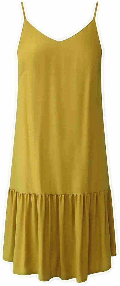 Watoriwa Women's Bohemian Print Dress - V-Neck,Loose Sleeveless, Spaghetti Strap Sundress & Cover... | Amazon (US)