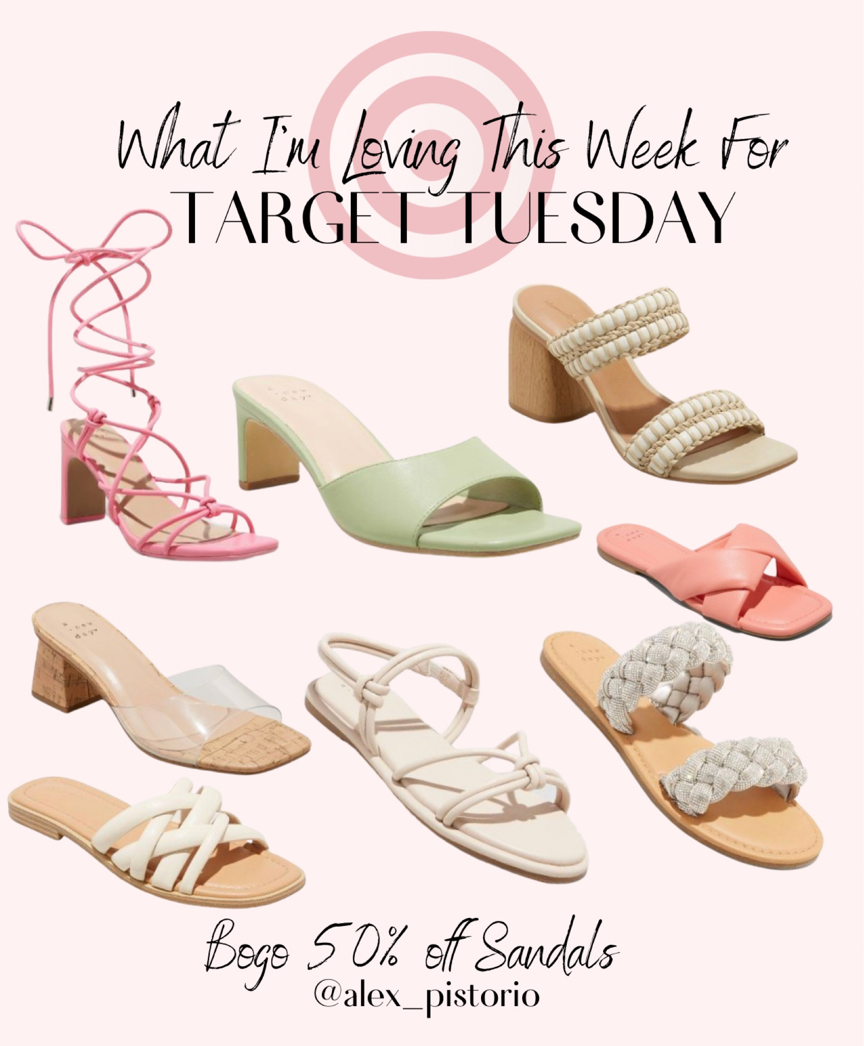 Bogo heels and sandals for the fam! 



Target Tuesday 
Target shoes 
Heels
Sandals
Pink heels 
Pink sandals 
Neutral sandals 



#LTKshoecrush #LTKSeasonal #LTKunder50