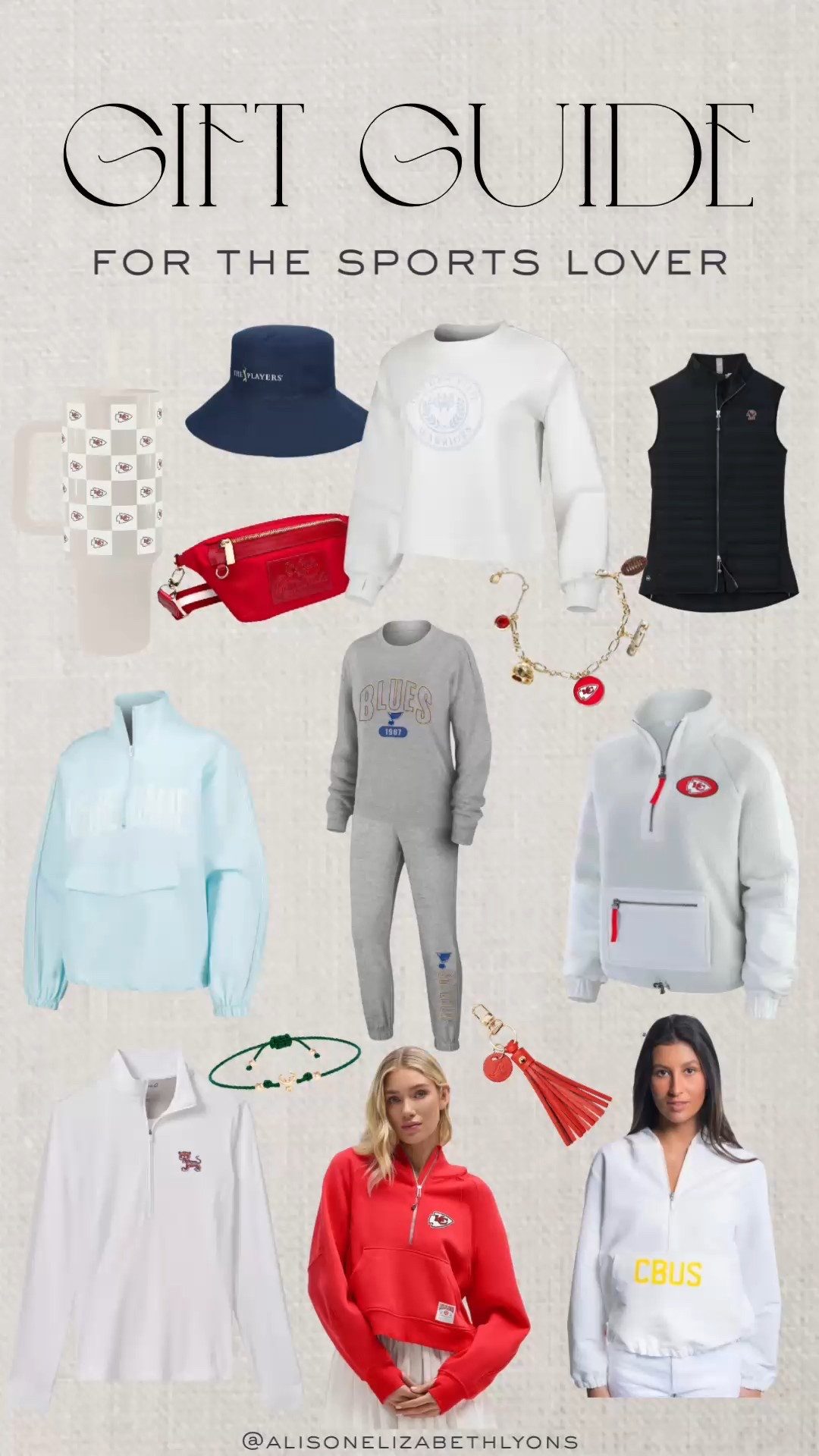 For the girl who never misses game day ✨ My Holiday Gift Guide for the Sports Lover has all the cutest ways to rep your team in style — cozy, chic, and full of team spirit 🎁

Baseball | Hockey | Football | Team Spirit | Basketball | Accesories | Outfit Inspo

Note: I chose some of my favorite teams but these styles come in all different teams! For those who click on Fanatics links - just filter by the brand (Lusso, Wear by Erin Andrew’s, etc.) and filter on your team to find them! 

#LTKGiftGuide #LTKHoliday #LTKStyleTip