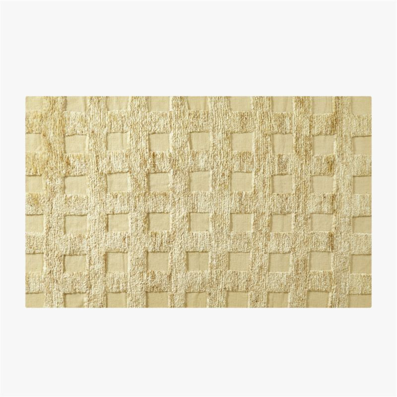 Crossed Grid Jute Area Rug 5'x8' | CB2 | CB2
