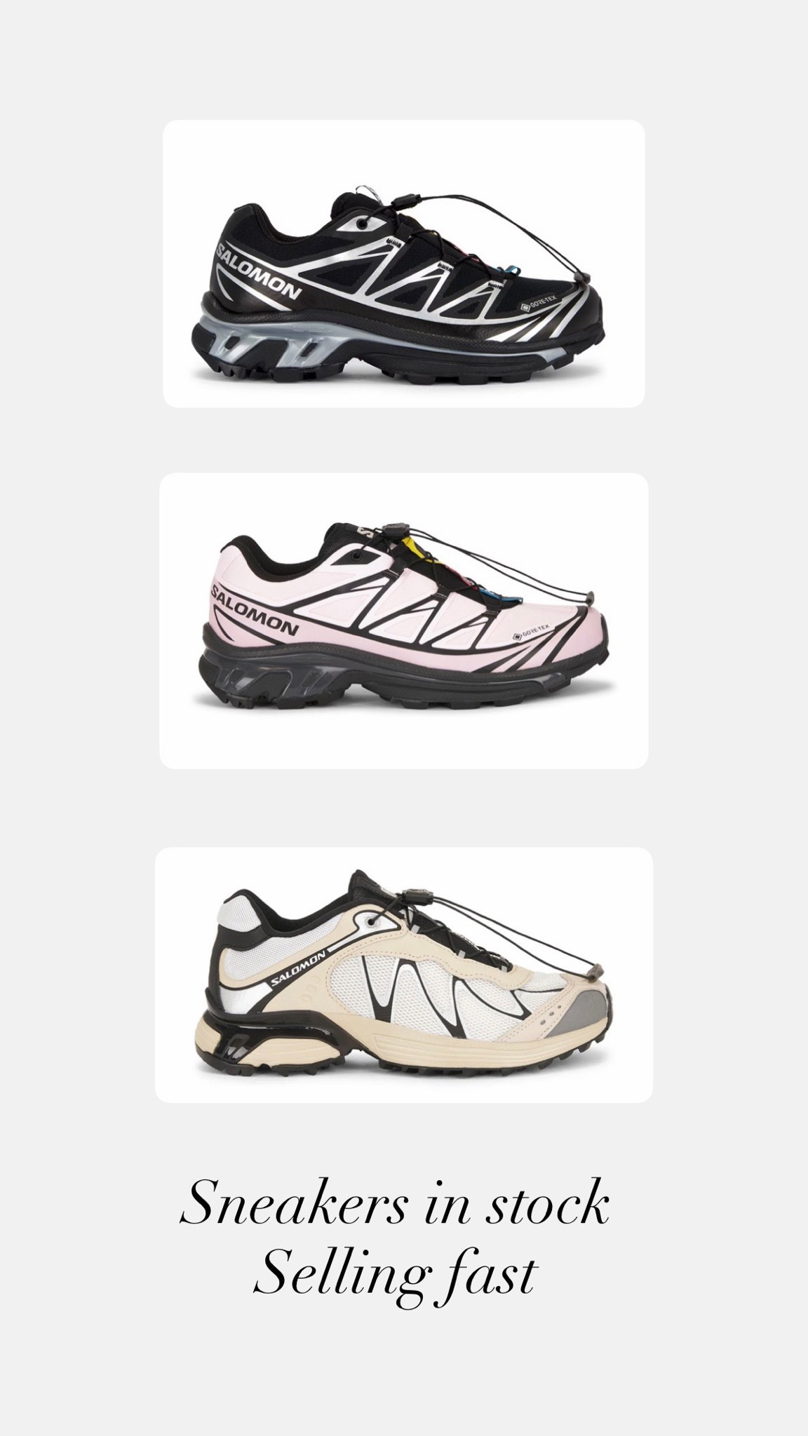 The it sneaker this fall - in stock but selling fast — daily edit cover from Found by Em