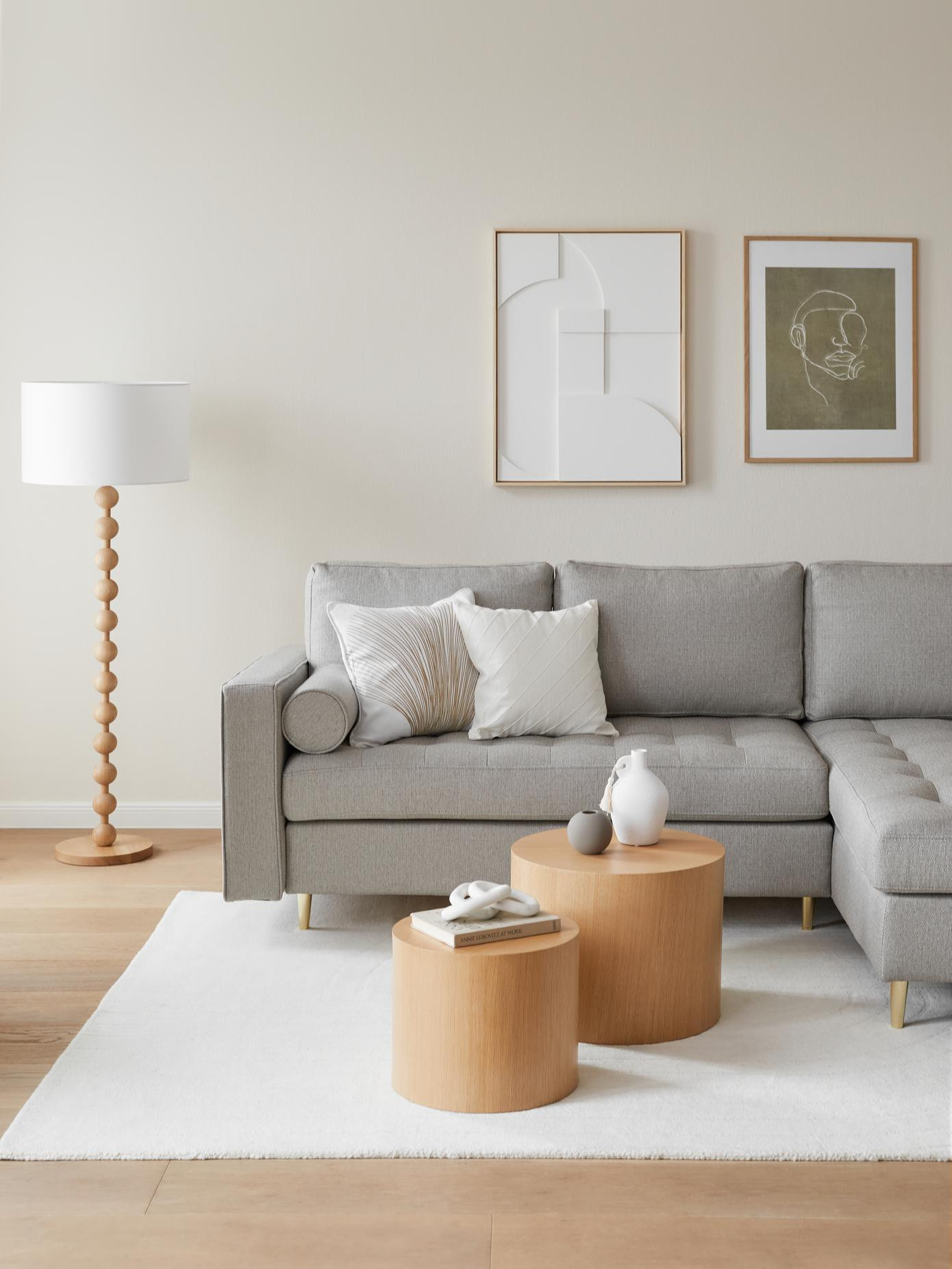 Set de mesas de centro de madera Dan, 2 uds. | Westwing EU