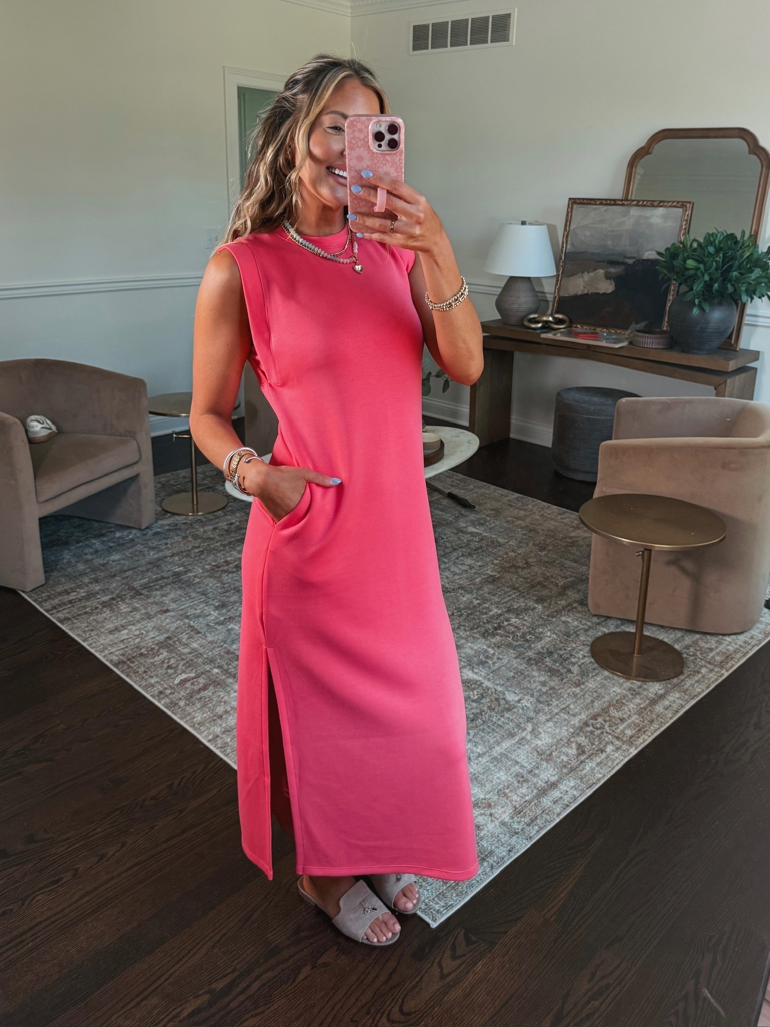 This maxi dress comes in the prettiest color for summer! 🌺🌸 Wearing tts small

#LTKootd #LTKgrwm #LTKmomlife