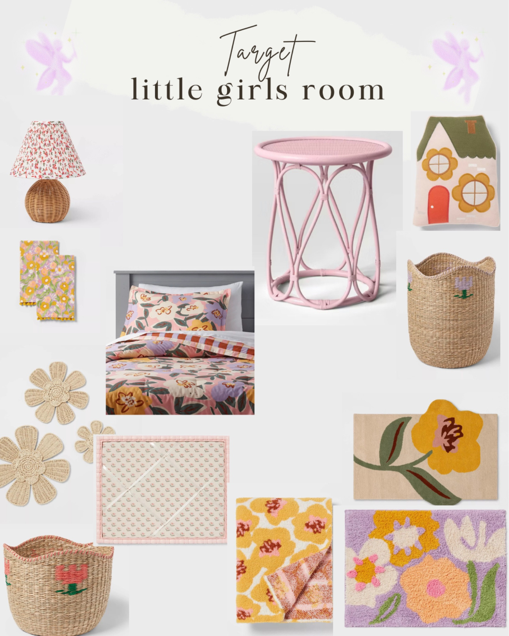 The cutest little girls room items from target 

#LTKHome #LTKKids #LTKFamily
