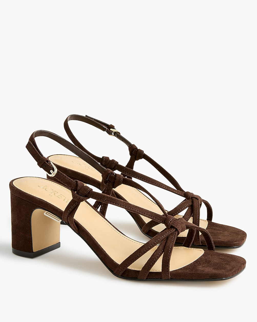 Strappy heeled sandals | J.Crew Factory