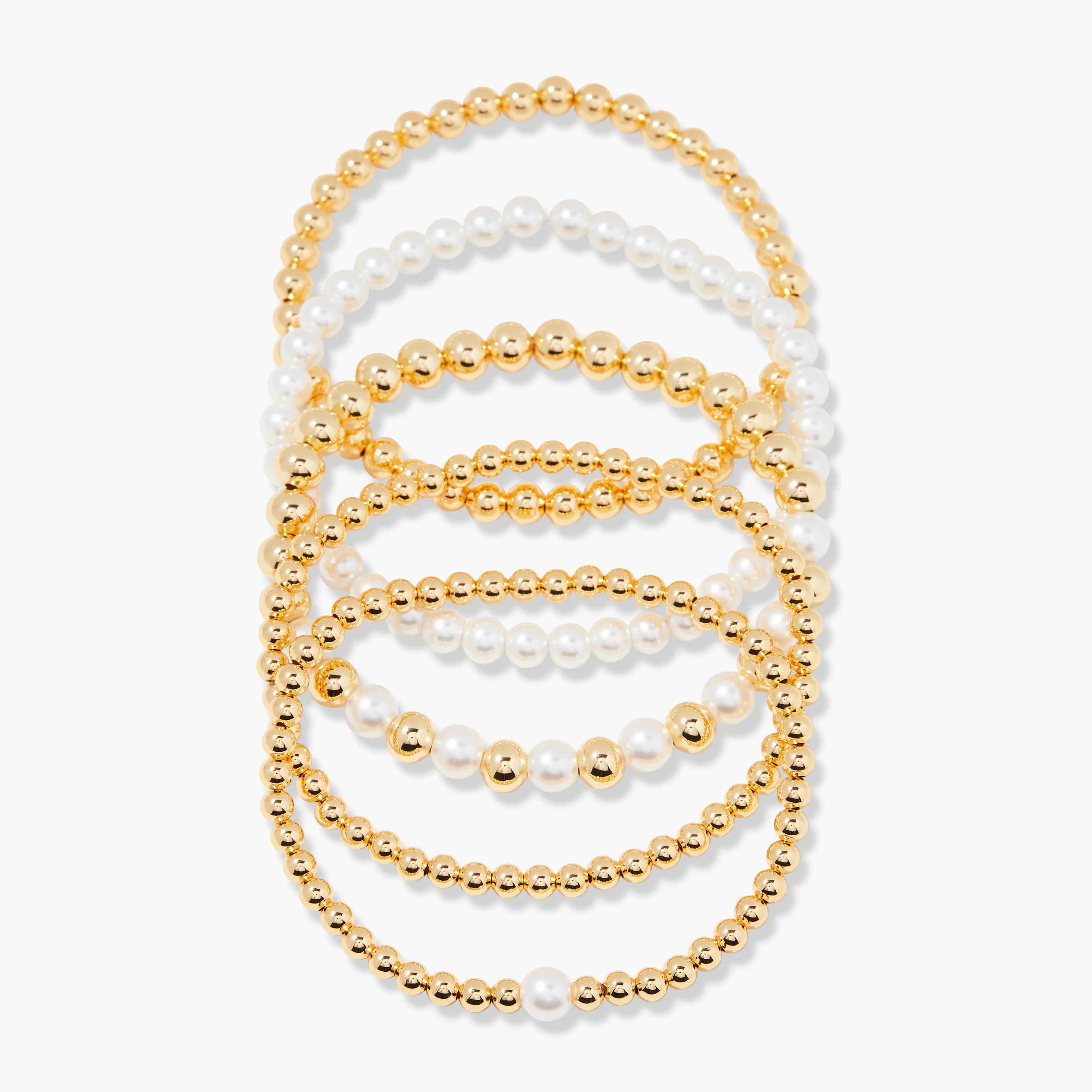 Makenna Pearl Bracelet Set | Brook and York
